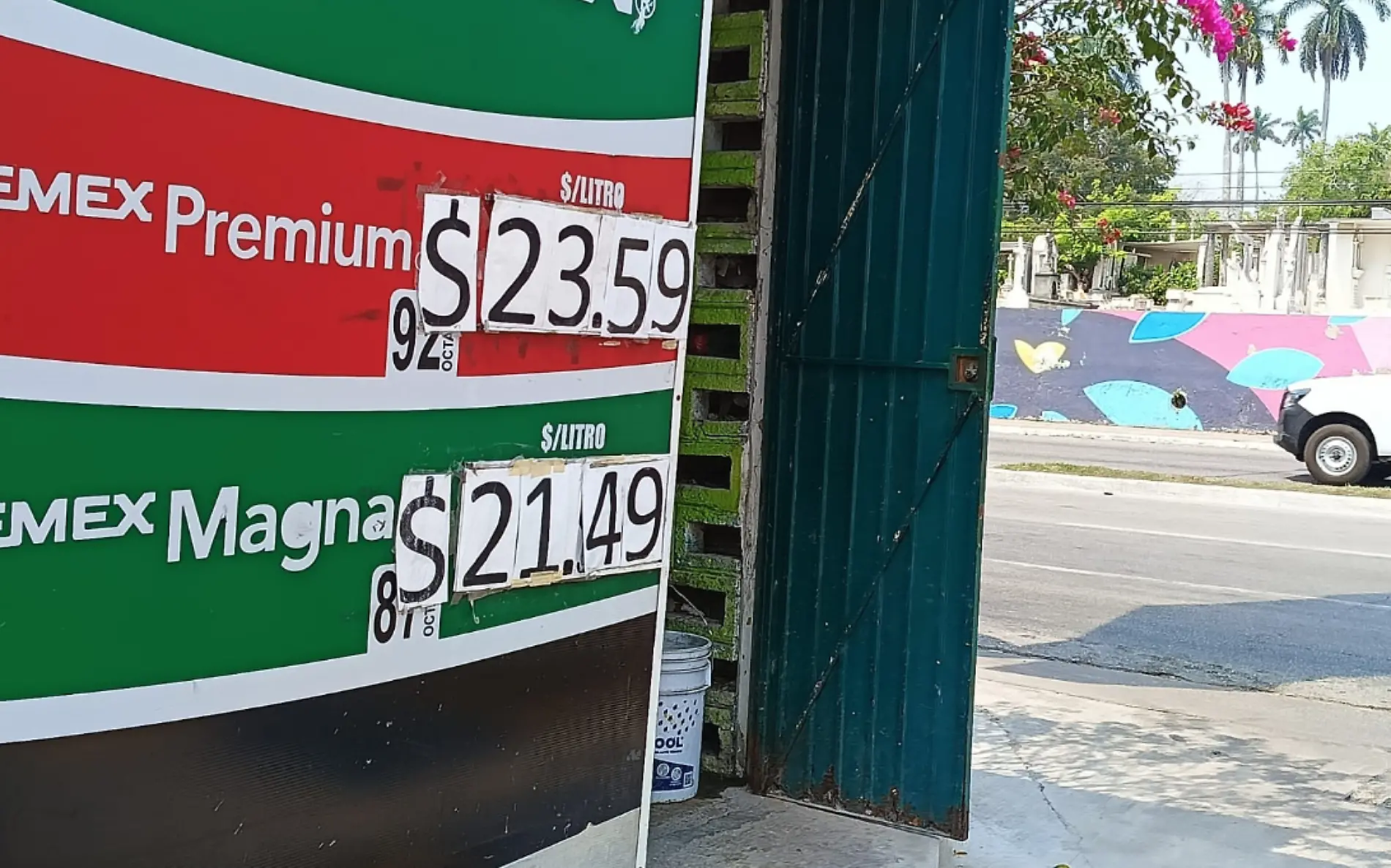 Magna barata en gasolinera de Tampico 